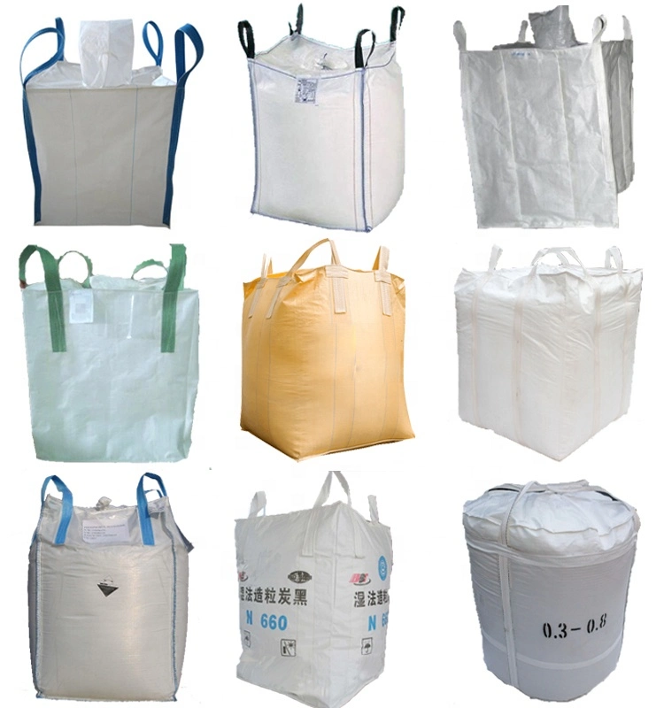 Pte Jumbo FIBC Bag with Laminated Stripes / Chemical Parts and Agricultral Feeds &amp; Seeds Multi Color Packaging Bag