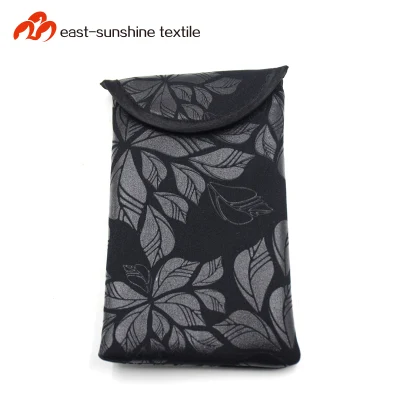 Personalized Textile Full Pattern Printing Mobile Phone Velcro Flap Bag