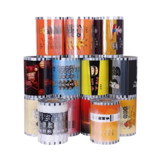 Custom Printing Lamination Roll Film Pet OPP Aluminum Foil Laminated Food Drinks Packaging