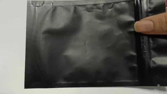 The Cheap Price Wholesale One Side Black One Side Transparent Mylar Bag